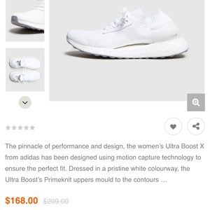 adidas ultra boost X women’s white